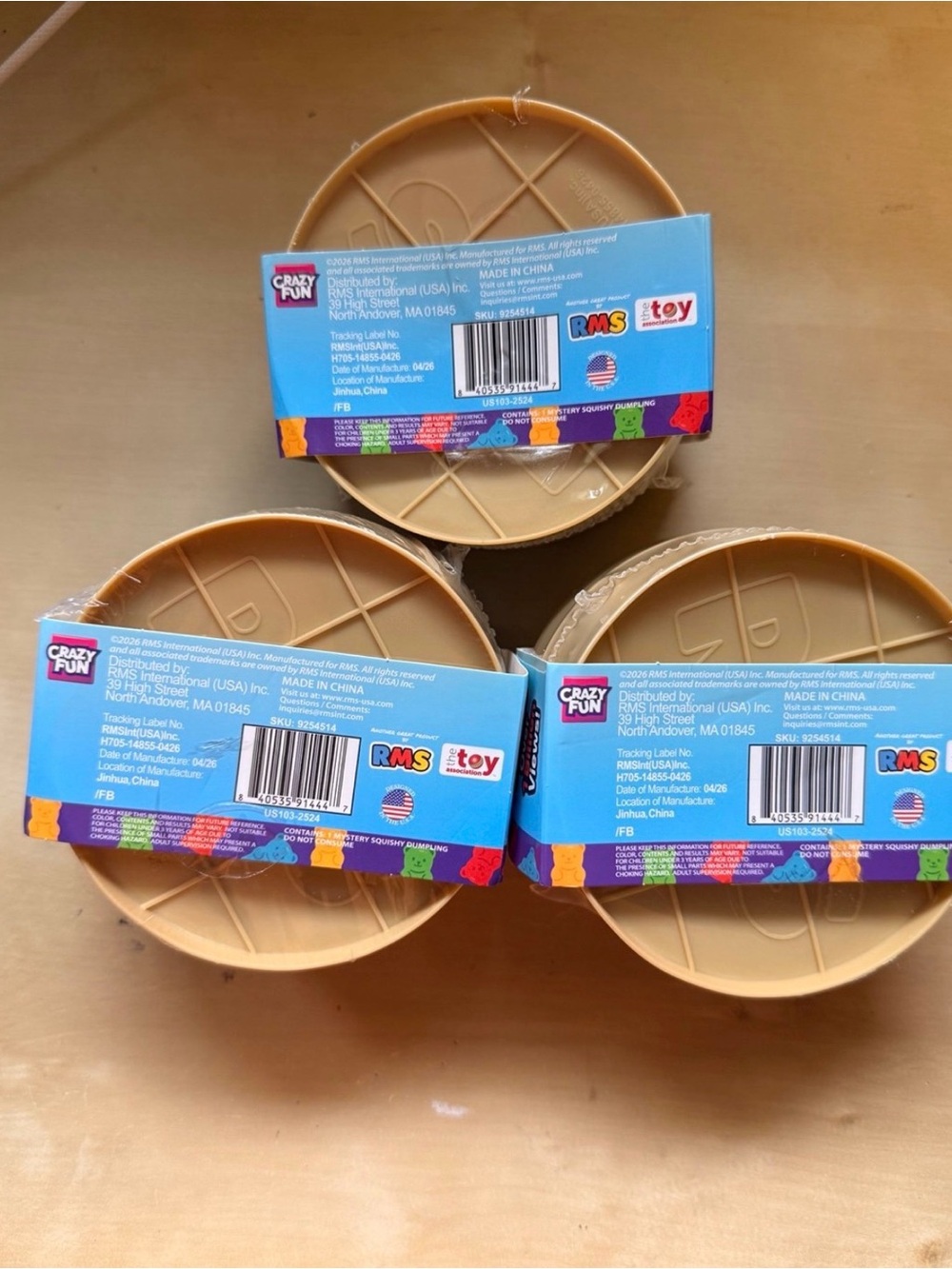 NEW CRAZY FUN RMS GUMMY BEAR DUMPLING SEALED - Picture 3 of 3